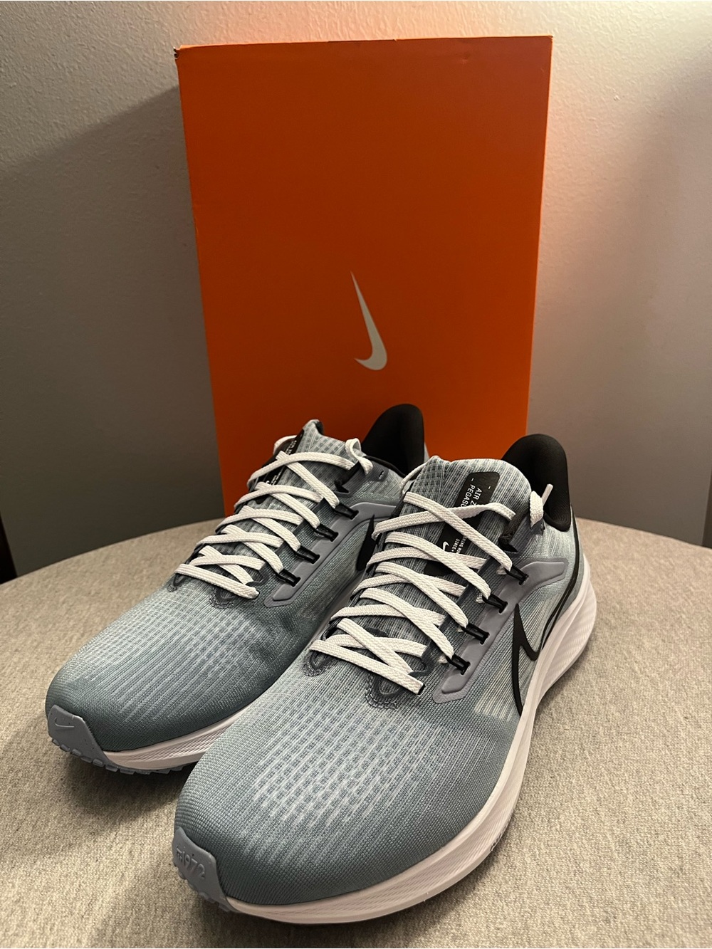 Nike Air Zoom Pegasus 39 Ashen Slate Black Running Men's Shoe Size 12 DH4071-401 - Picture 9 of 11